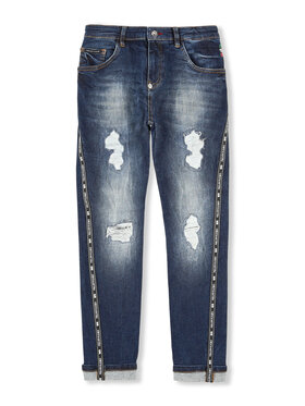 PHILIPP PLEIN PHILIPP PLEIN Jeansy 30332 Granatowy Straight Fit