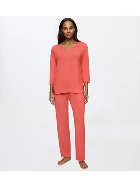 Triumph Triumph Piżama Timeless Sensuality PK 3/4 Sleeves Różowy Regular Fit