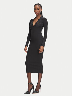 Elisabetta Franchi Elisabetta Franchi Vestito di maglia AM-08B-66E2-V380 Marrone scuro Slim Fit