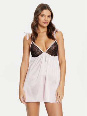 Guess Guess Ефирна нощница O5RG23 WGXR0 Розов Regular Fit