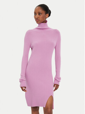 Kontatto Kontatto Rochie tricotată 3M0135 Roz Regular Fit
