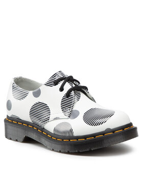 Dr. martens scarpe basse donna silver lazer pelle 1461 im galeotti  calzature senza tacco neri - Stileo.it