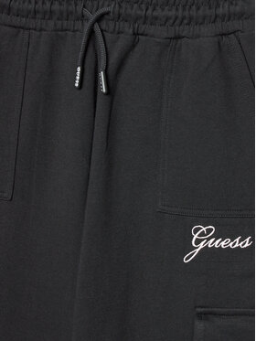 Guess Spodnji Del Trenirke J4YQ13 KA6R3 Črna Relaxed Fit