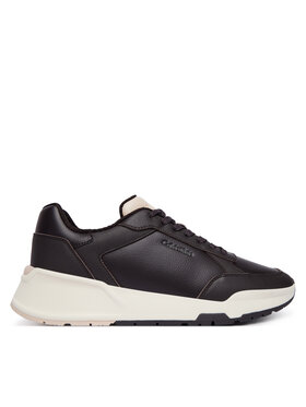 Calvin Klein Calvin Klein Sneakersy City Runner Laceup Lth Mix HM0HM02309 Bordová