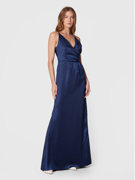 Rinascimento Rinascimento Φόρεμα βραδινό CFC0018692002 Σκούρο μπλε Slim Fit