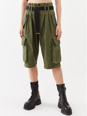 Pinko Pinko Джинсові шорти Ronf 101978 A0D5 Зелений Regular Fit