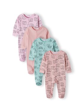MINOTI MINOTI Pajac 21babypack1 Różowy Regular Fit