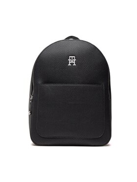 Tommy Hilfiger Tommy Hilfiger Hátizsák Th Emblem Backpack AW0AW14313 Fekete