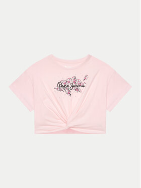 Pepe Jeans Pepe Jeans T-shirt Quindara PG503076 Rosa Regular Fit