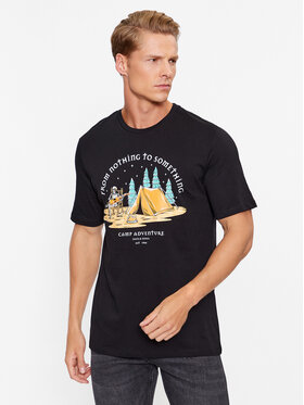 Jack&Jones Jack&Jones Тишърт 12235222 Черен Regular Fit