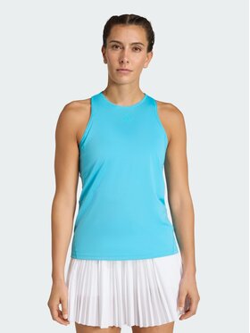 adidas adidas Koszulka techniczna Club Tennis Climacool Turkusowy Slim Fit