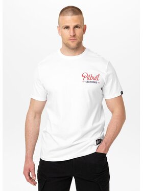 PITBULL PITBULL T-Shirt SAN DIEGO BORN Biały Regular Fit