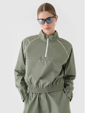 4F 4F Bunda pro přechodné období 4FRSS24TTJAF0886-44S Zelená Oversize