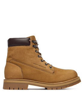 Tommy Hilfiger Tommy Hilfiger Черевики туристичні Flex Th Outdoor W Nbk Boot FM0FM05563 Коричневий