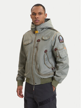 Parajumpers Parajumpers Prechodná bunda Gobi 26SMPMJKMA01 Zelená Regular Fit