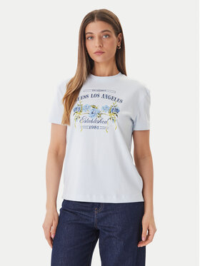Guess Guess T-Shirt W6GI27 K3160 Modrá Regular Fit
