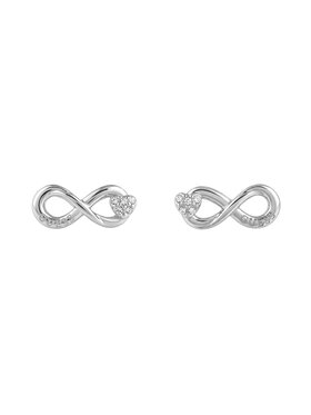 Guess Guess Kolczyki JUBE06 049JW Srebrny
