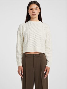 Guess Jeans Guess Jeans Sweter 178813 Beżowy Classic Fit