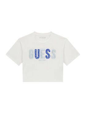 Guess Guess Póló J6GI07 K6YW4 Fehér Relaxed Fit