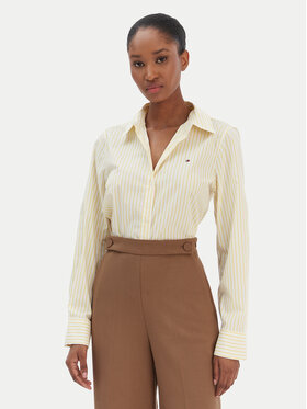 Tommy Hilfiger Tommy Hilfiger Πουκάμισο Ess WW0WW47169 Κίτρινο Regular Fit