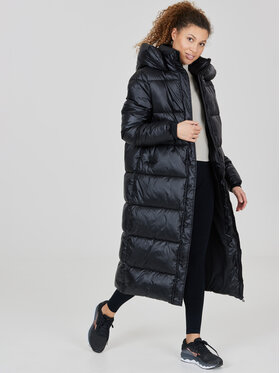 Athlecia Puhovka Elly W Maxi Puffer EA233361 Črna Regular Fit