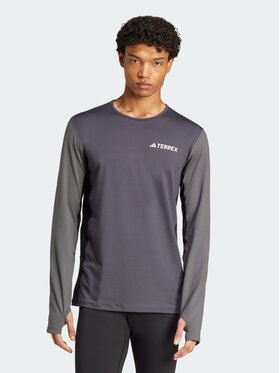 adidas adidas Koszulka techniczna Multi Synthetic Base Layer Szary Regular Fit