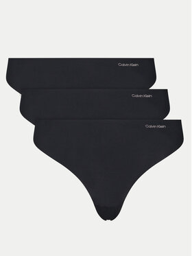 Calvin Klein Underwear Calvin Klein Underwear Komplet stringów 000QD3558E Czarny