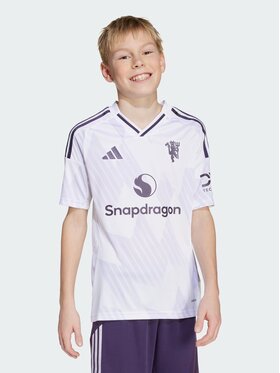adidas adidas Koszulka techniczna Manchester United 25/26 Away Jersey Biały Regular Fit
