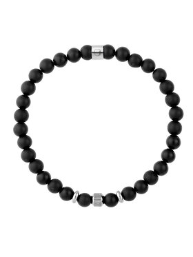 Manoki manoki Bransoletka BA1003SB Czarny