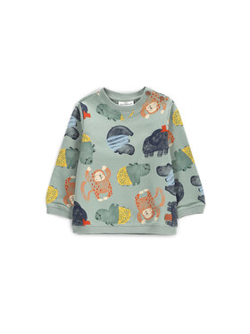 Coccodrillo Coccodrillo Суитшърт WC5132101SBN Зелен Regular Fit