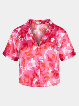 Hunkemöller Hunkemöller Μπλούζα πιτζάμας Peppers 205076 Ροζ Relaxed Fit