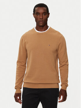 Tommy Hilfiger Tommy Hilfiger Kampsun Essential MW0MW36347 Pruun Regular Fit