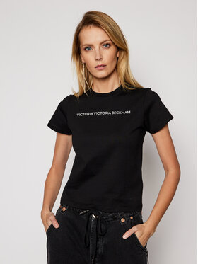 Victoria Victoria Beckham Victoria Victoria Beckham T-Shirt Single 2121JTS002433A Μαύρο Regular Fit