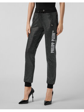 PHILIPP PLEIN PHILIPP PLEIN Spodnie dresowe 21863 Czarny Jogger Fit