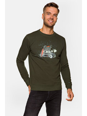 Lancerto Lancerto Bluza Porter Zielony Regular Fit