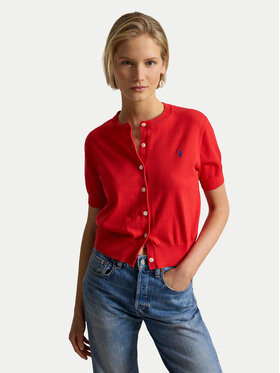 Polo Ralph Lauren Polo Ralph Lauren Kardigāns 211A12718002 Sarkans Regular Fit