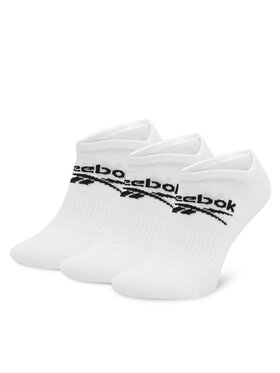 Reebok Reebok Sada 3 párů nízkých ponožek unisex R0353-SS24 (3-pack) Bílá
