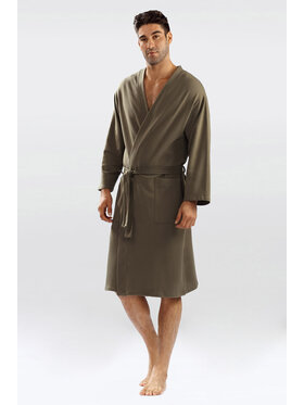 DKaren Lingerie DKaren Lingerie Szlafrok Harry Męska Khaki