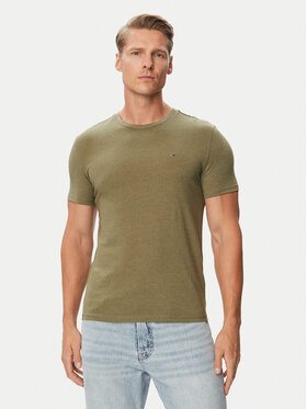 Tommy Jeans Tommy Jeans T-krekls Jasper DM0DM20363 Zaļš Slim Fit