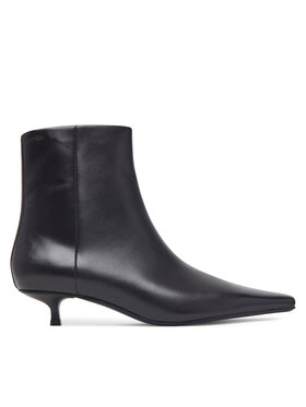 Calvin Klein Calvin Klein Μποτάκια Kitten Heel Ankle Boot Lth HW0HW03165 Σκούρο καφέ