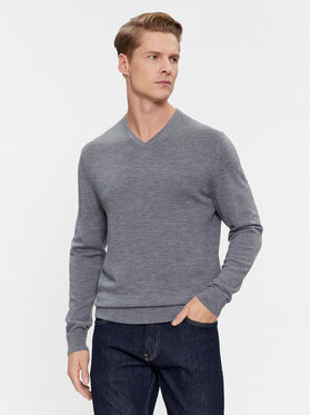 Calvin Klein Calvin Klein Pulover K10K110423 Gri Slim Fit