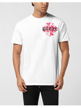 PHILIPP PLEIN PHILIPP PLEIN T-Shirt 26215 Biały Regular Fit
