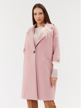Maryley Maryley Demisezoninis paltas 23IB148/M11 Rožinė Regular Fit