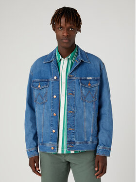 Wrangler Wrangler Kurtka jeansowa Anti Fit W459DNY96 112331171 Niebieski Regular Fit