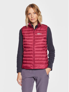 Jack Wolfskin Jack Wolfskin Bezrękawnik Pack & Go 1207031 Bordowy Regular Fit