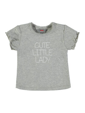Kanz Kanz T-Shirt 1832961-8095 Szary Basic Fit