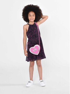 MICHAEL KORS KIDS MICHAEL KORS KIDS Елегантна рокля R12152 S Черен Regular Fit