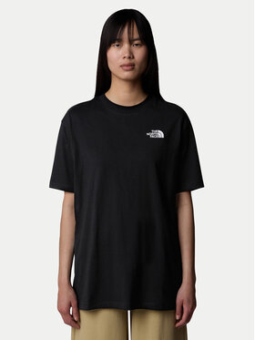 The North Face The North Face Marškinėliai Simple Dome NF0A87NQ Juoda Oversize