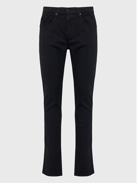 7 For All Mankind 7 For All Mankind Blugi Slimmy Tapered JSMXA220BC Negru Slim Tapered Fit
