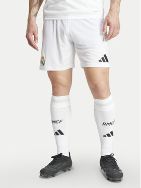 adidas adidas Szorty sportowe Real Madrid 24/25 Home IU5008 Biały Regular Fit